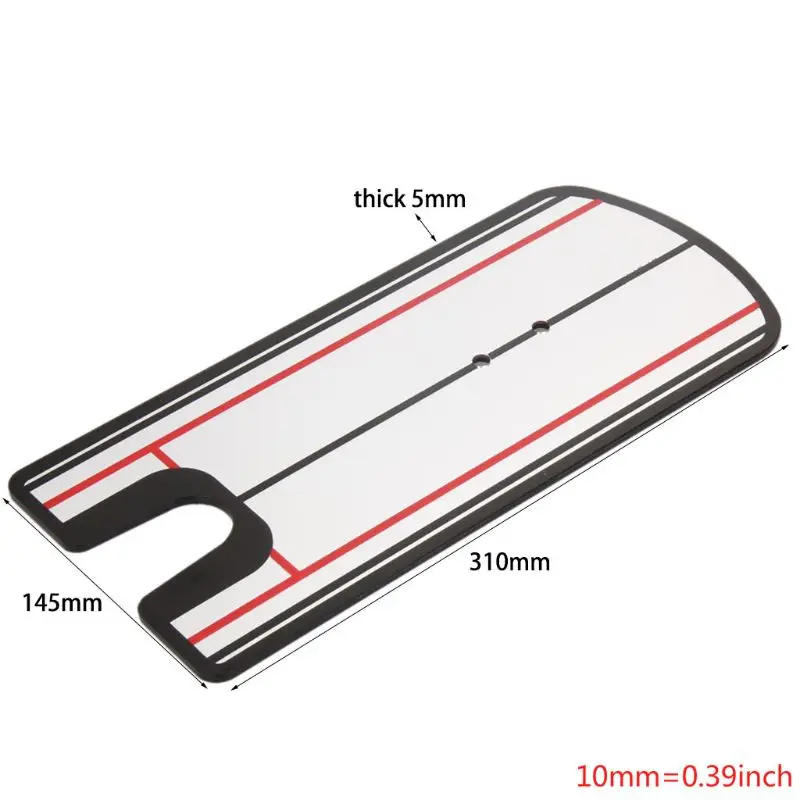 Golf Putting Mirror Training Eyeline Posture Correction Swing Practice Trainer Alignment Aid
Golf Putting Mirror Training Eyeline Posture Correction Swing Practice Trainer Alignment Aid