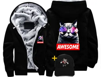 Fashion awesome glasses cat cool man women Pullover autumn winter warm Hoodie Sweatshirt coat top Hoodies
Fashion awesome glasses cat cool man women Pullover autumn winter warm Hoodie Sweatshirt coat top Hoodies