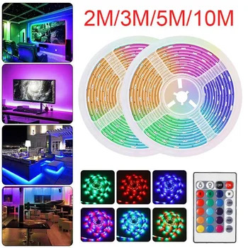 LED Strip Light RGB 2/3/5/10M Smart Flexible Tape Light 2835SMD Flexible Ribbon led light strip Waterproof DC12V 60LED/M+Remote
LED Strip Light RGB 2/3/5/10M Smart Flexible Tape Light 2835SMD Flexible Ribbon led light strip Waterproof DC12V 60LED/M+Remote