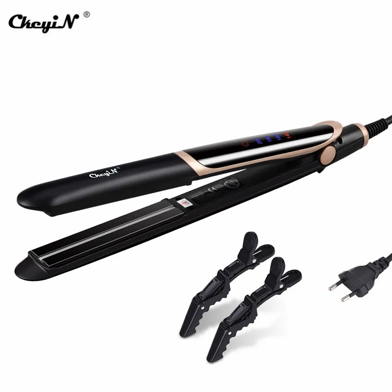 CkeyiN 2 in1 Far-infrared Hair Straightener Iron Hair Curler Twistline Professional Tourmaline Ceramic Anion Hair Styling Tool 
CkeyiN 2 in1 Far-infrared Hair Straightener Iron Hair Curler Twistline Professional Tourmaline Ceramic Anion Hair Styling Tool