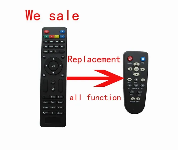 

Remote Control For Western Digital WDBABZ0010BBK WDBPUF0000NBK WDBACA5000ABK WDBABZ0010NBK WDBGXT0000NBK WD Mini TV Live Player