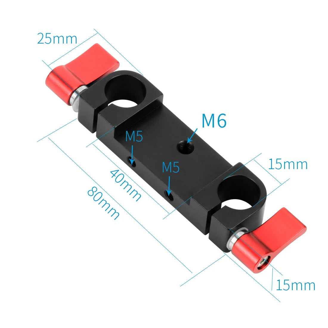 DSLR Rig Rod Clamp Rail Block For 15mm Rod Baseplate Mount Support 5D2 5D3 7D Camera Photography Accessory Kit Black
DSLR Rig Rod Clamp Rail Block For 15mm Rod Baseplate Mount Support 5D2 5D3 7D Camera Photography Accessory Kit Black