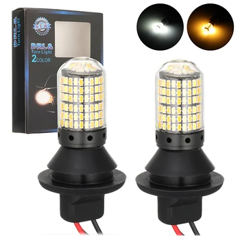 T20 7440 DRL p21w py21w 96LED Bau15s ba15s 1156 Canbus DRL Running lights&Turn Signal Light Dual Mode DRL LED External Lights
T20 7440 DRL p21w py21w 96LED Bau15s ba15s 1156 Canbus DRL Running lights&Turn Signal Light Dual Mode DRL LED External Lights
