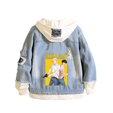 Anime BANANA FISH Coat Teens cowboy Cosplay Jacket Men Women Casual Denim Hooded Loose coat Cartoon Hooded
Anime BANANA FISH Coat Teens cowboy Cosplay Jacket Men Women Casual Denim Hooded Loose coat Cartoon Hooded