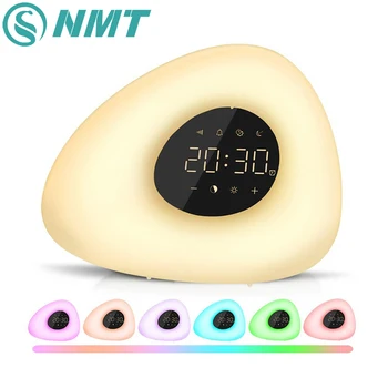 Wake Up Light Alarm Clock LED Bedside Lamp Touch Control Night Light Sunrise Sunset Simulation 10 Nature Sounds for Bedroom Gift
Wake Up Light Alarm Clock LED Bedside Lamp Touch Control Night Light Sunrise Sunset Simulation 10 Nature Sounds for Bedroom Gift
