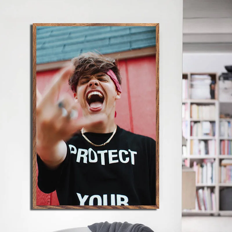 Плакат и принты Новый Yungblud рок музыка ПЕВЕЦ звезда на заказ настенная живопись