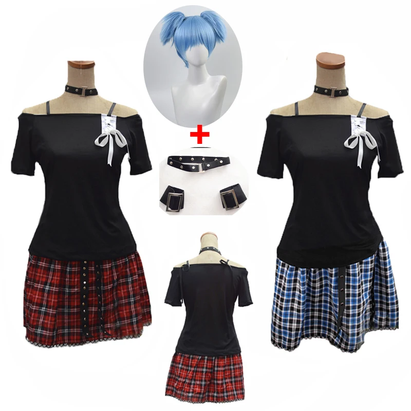 Anime Classroom Murder Shiota Nagisa Punk Girl Uniforms Cosplay Costume Halloween Party Complete Colthes Suit With Accessories
Anime Classroom Murder Shiota Nagisa Punk Girl Uniforms Cosplay Costume Halloween Party Complete Colthes Suit With Accessories