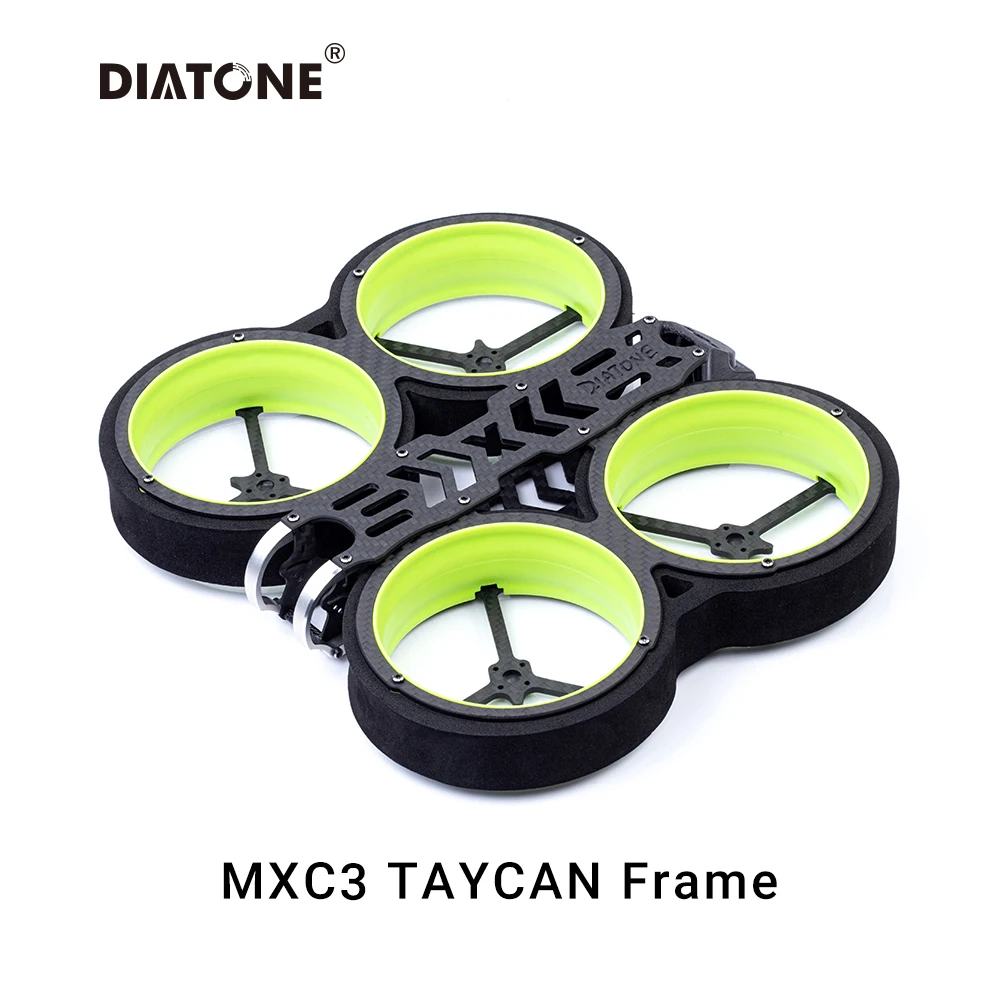 DIATONE MXC TAYCAN Duct 3in Cinewhoop Frame Kit Freestyle Carbon Friber DJI Part Support for FPV RC Drone Mini Quad | Игрушки и хобби