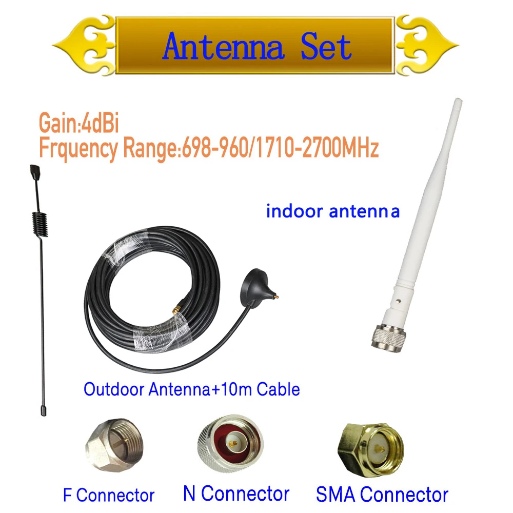 ZQTMAX присоска антенна для gsm 3g 4g lte усилитель сигнала сотового телефона 4dBi усиление