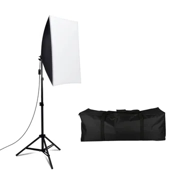 Fotografie Accessoires Softbox Lighting Kits 50x70CM Professional Continuous Light Photo Studio Equipment with 2M Soft box Stand
Fotografie Accessoires Softbox Lighting Kits 50x70CM Professional Continuous Light Photo Studio Equipment with 2M Soft box Stand
