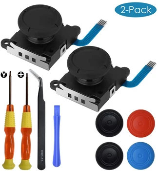 Original Joystick Replacement for Joy Con 3D Analog Thumbstick Repair Kit for Nintend Switch Joy-con Controller (2-Pack)
Original Joystick Replacement for Joy Con 3D Analog Thumbstick Repair Kit for Nintend Switch Joy-con Controller (2-Pack)