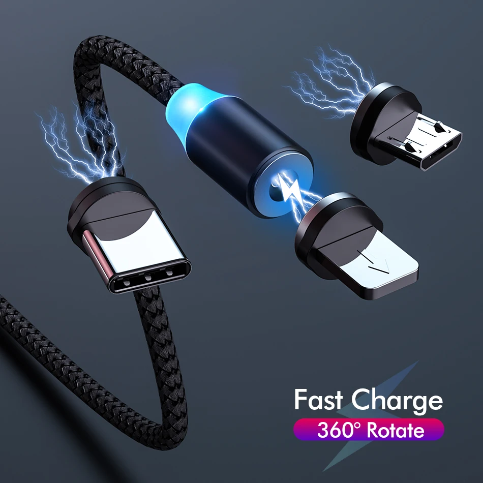 2M Magnetic Cable Micro Usb Type C Fast Charging Type-C Magnet Charger Mobile Phone Cable Usb C for Xiaomi Iphone 11 Xr Samsung
2M Magnetic Cable Micro Usb Type C Fast Charging Type-C Magnet Charger Mobile Phone Cable Usb C for Xiaomi Iphone 11 Xr Samsung