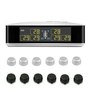 TPMS Wireless Tire Pressure Monitoring System With 6 Sensor USB charge For Car Pickup Truck Real-time Alarm Pressure Temperature
TPMS Wireless Tire Pressure Monitoring System With 6 Sensor USB charge For Car Pickup Truck Real-time Alarm Pressure Temperature