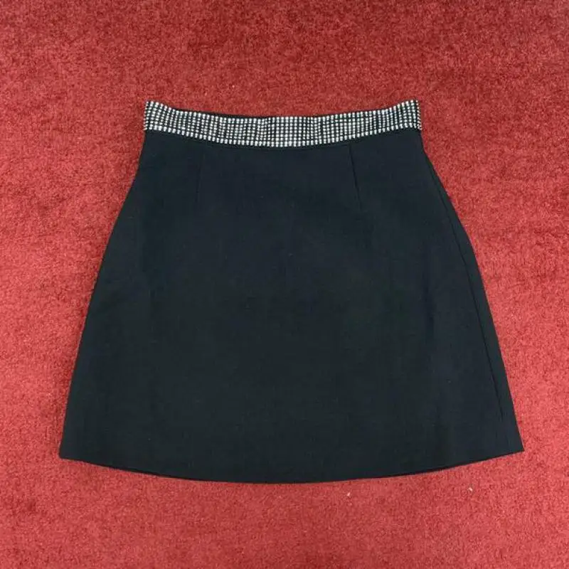 Red RoosaRosee Designer Runway Women Diamonds Black New Style European American Mini Skirts Autumn Lady Clothes Female High-end
Red RoosaRosee Designer Runway Women Diamonds Black New Style European American Mini Skirts Autumn Lady Clothes Female High-end