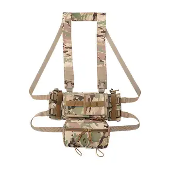 Tactical MK3 Tactical Chest Rig Micro Fight Modular Adjustable Hunting Plate Carrier Airsoft Vest with 556 762 Mag Pouch
Tactical MK3 Tactical Chest Rig Micro Fight Modular Adjustable Hunting Plate Carrier Airsoft Vest with 556 762 Mag Pouch
