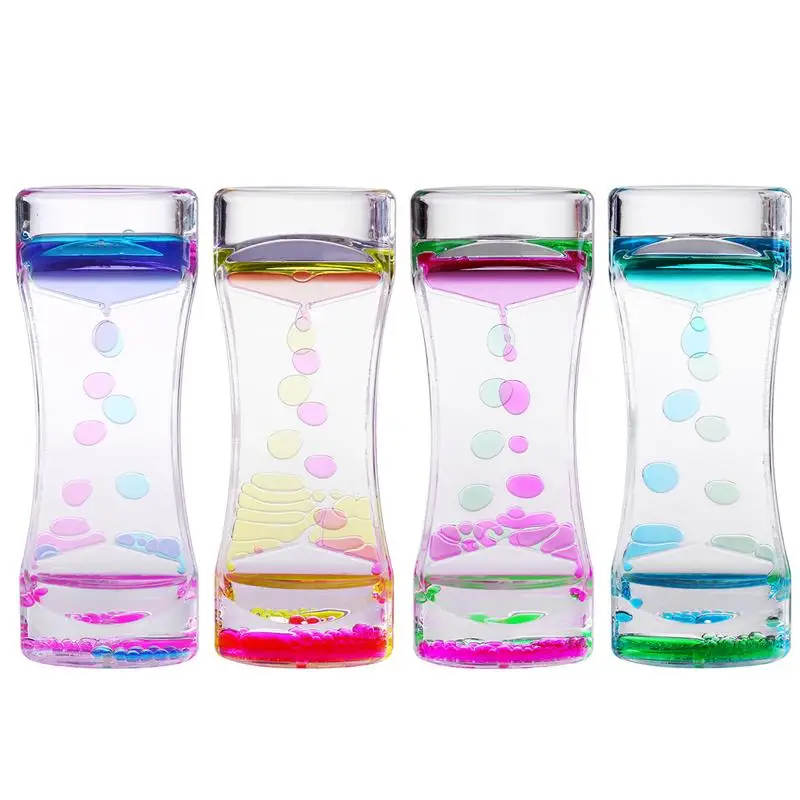 2/3/4pcs Hourglass Timer Double Colors Oil Hourglass Liquid Motion Bubble Timer Desk Christmas Decorations Kids Birthday Gift
2/3/4pcs Hourglass Timer Double Colors Oil Hourglass Liquid Motion Bubble Timer Desk Christmas Decorations Kids Birthday Gift