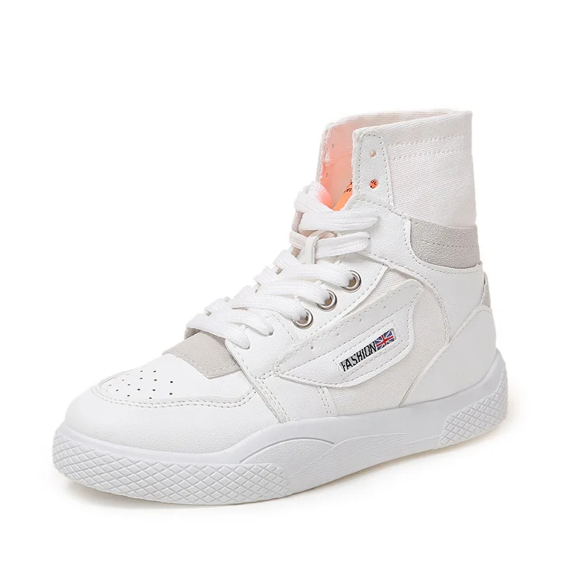 2019 Women Fashion Sneakers High Top Hook Loop Lace Up Platform White Casual Shoes Hidden Wedge Heel Shoes Woman NVX46
2019 Women Fashion Sneakers High Top Hook Loop Lace Up Platform White Casual Shoes Hidden Wedge Heel Shoes Woman NVX46