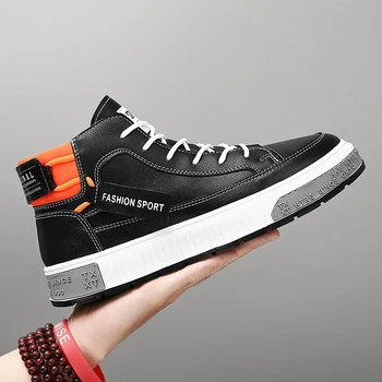Explosive buckle high-top shoes Korean sports high-top shoes, versatile and simple
Explosive buckle high-top shoes Korean sports high-top shoes, versatile and simple