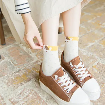 5 Pairs Of Discounts Korean Version Of Autumn And Winter Models Thick Warm Cotton Socks Cartoon Cats In The Tube Cotton Socks
5 Pairs Of Discounts Korean Version Of Autumn And Winter Models Thick Warm Cotton Socks Cartoon Cats In The Tube Cotton Socks