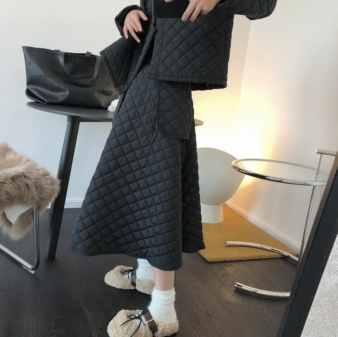 2019 Winter New South Korea Fashionable Stereo Profile Padded High Waist Skirt Loose-Fit A- line Skirt Thick Full Skirt Women's
2019 Winter New South Korea Fashionable Stereo Profile Padded High Waist Skirt Loose-Fit A- line Skirt Thick Full Skirt Women's