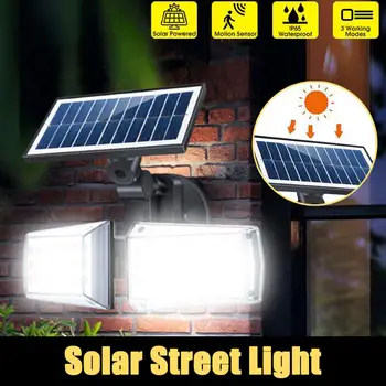 42 LED Solar Security Light Motion Sensor Dual Head Spotlights IP65 Waterproof Adjustable LED Solar Motion Lights for Garage
42 LED Solar Security Light Motion Sensor Dual Head Spotlights IP65 Waterproof Adjustable LED Solar Motion Lights for Garage