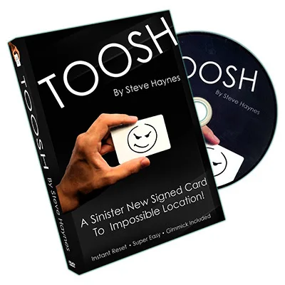 Toosh By Steve H-Card (Gimmicks+DVD) Magic Tricks Props Stage Street Comedy Mentalism Magic Close Up Magic Accessories
Toosh By Steve H-Card (Gimmicks+DVD) Magic Tricks Props Stage Street Comedy Mentalism Magic Close Up Magic Accessories