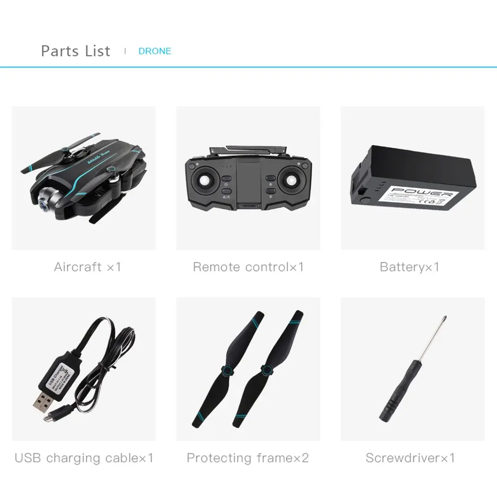 Wide Angle Multi-axis RC Drone 1080P Dual Camera S17 Optical Flow Positioning HD Camera Aerial Video RC Aircraft Helicopter
Wide Angle Multi-axis RC Drone 1080P Dual Camera S17 Optical Flow Positioning HD Camera Aerial Video RC Aircraft Helicopter
