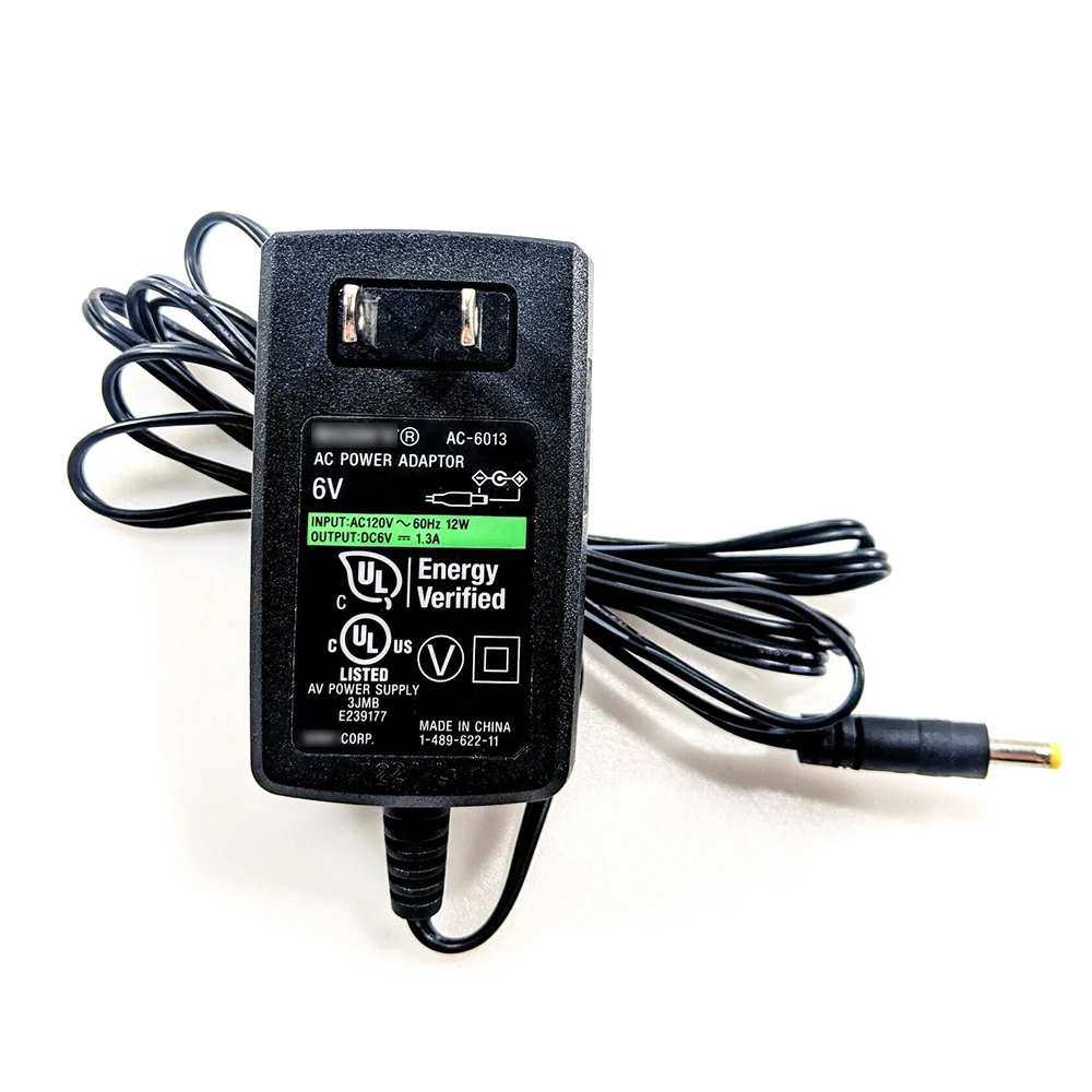 Original CD Radio Power Cord Charger Power Adapter AC-6013 6V1.3A 4.0*1.7mm For Sony
Original CD Radio Power Cord Charger Power Adapter AC-6013 6V1.3A 4.0*1.7mm For Sony