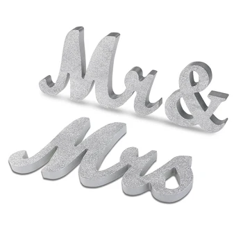 Mr and Mrs English Words for Table Ornament Wedding Signs Photography Prop Decor Supplies Wooden Material
Mr and Mrs English Words for Table Ornament Wedding Signs Photography Prop Decor Supplies Wooden Material