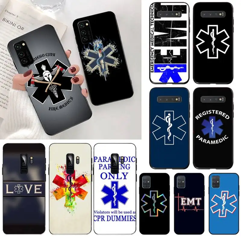 EMT EMS медицинский спасательный бейдж с принтом чехол для телефона Samsung S20 plus Ultra S6 S7