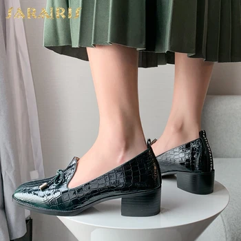Sarairis 2020 New Fashion Genuine Cow Leather Shallow Pumps Woman Shoes Slip On Chunky Heels Office Lady Pumps Women Shoes
Sarairis 2020 New Fashion Genuine Cow Leather Shallow Pumps Woman Shoes Slip On Chunky Heels Office Lady Pumps Women Shoes