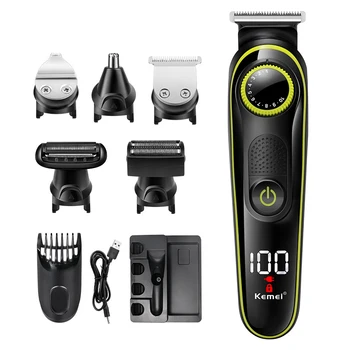 Kemei Km-696 5 in 1 Multifunction Hair Clipper Professional Hair Trimmer Electric Beard Trimmer Hair Cutting Machine
Kemei Km-696 5 in 1 Multifunction Hair Clipper Professional Hair Trimmer Electric Beard Trimmer Hair Cutting Machine