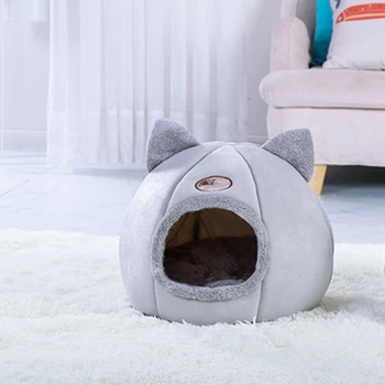 Grey Cat Nest Semi-Closed Pet Nest Warm Dog Nest Winter Plus Velvet Deep Sleep Pet Bed
Grey Cat Nest Semi-Closed Pet Nest Warm Dog Nest Winter Plus Velvet Deep Sleep Pet Bed