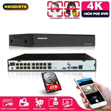 4K 16CH Ultra HD POE NVR Video Recorder H.265 48V IP Camera CCTV System P2P Network Security Surveillance Camera
4K 16CH Ultra HD POE NVR Video Recorder H.265 48V IP Camera CCTV System P2P Network Security Surveillance Camera