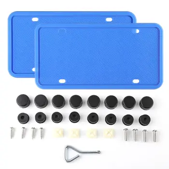 Car Modification Silicone License Plate Frame Rust-proof Rattle Weather-proof B36B
Car Modification Silicone License Plate Frame Rust-proof Rattle Weather-proof B36B