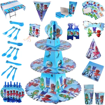 Pj Masks Party Birthday Juguete Pj Mask Decorations Cartoon Anime Figures Catboy Owlette Gekko Disposable Tableware Toys
Pj Masks Party Birthday Juguete Pj Mask Decorations Cartoon Anime Figures Catboy Owlette Gekko Disposable Tableware Toys