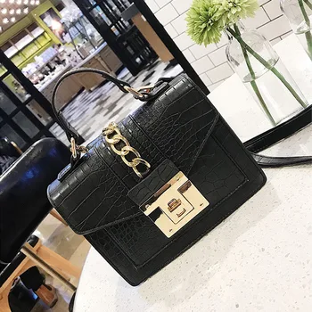 Brand Handbags Women Bags Designer Alligator PU Leather Small Chains Girls Purse Vintage Shoulder Crossbody Bags For Female 2019
Brand Handbags Women Bags Designer Alligator PU Leather Small Chains Girls Purse Vintage Shoulder Crossbody Bags For Female 2019