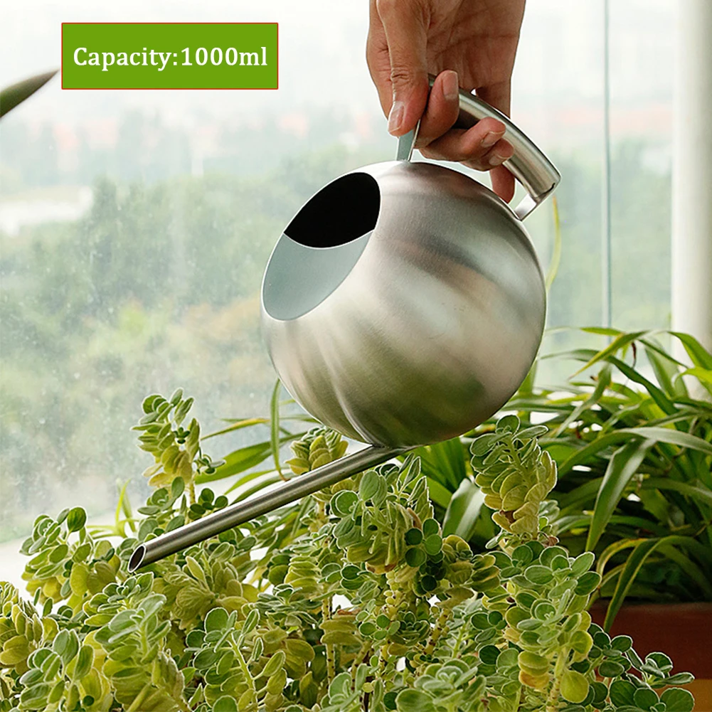 1L Spherical Stainless Steel Watering Anti-rust and Anti-scratch for Planting Watering in Courtyard Garden Bonsai Hanging Basket
1L Spherical Stainless Steel Watering Anti-rust and Anti-scratch for Planting Watering in Courtyard Garden Bonsai Hanging Basket