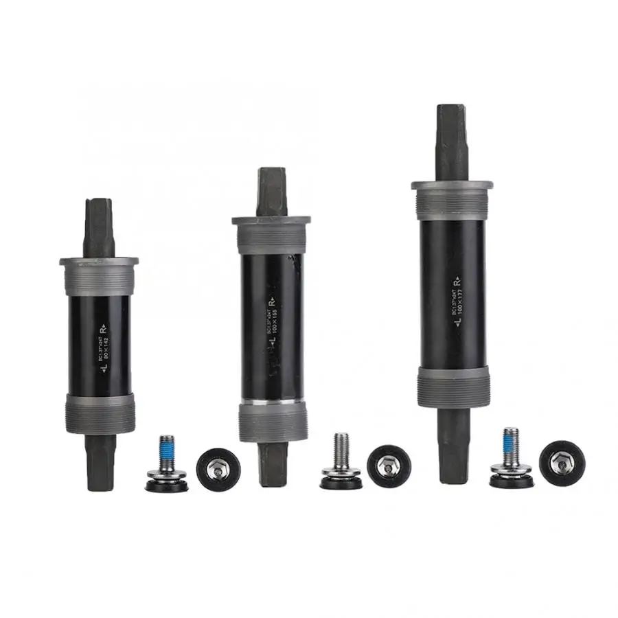 Bicycle Bottom Bracket with Screws Square Tapered Threaded Bottom Bracket 80*142mm 100*155mm 100*177mm
Bicycle Bottom Bracket with Screws Square Tapered Threaded Bottom Bracket 80*142mm 100*155mm 100*177mm