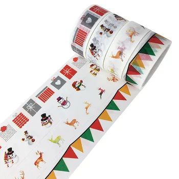 4 Pcs/Set Christmas Washi Tape Dots Grid Masking Tape Cute Decorative Adhesive Tape Sticker Scrapbooking Diary Stationery Tape 
4 Pcs/Set Christmas Washi Tape Dots Grid Masking Tape Cute Decorative Adhesive Tape Sticker Scrapbooking Diary Stationery Tape