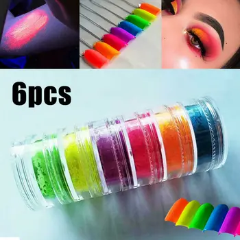 6 Box/set Mixed Colors Neon Nail Art Pigment Powder Glitter Shining Eyeshadow Matte Mineral Spangle Cosmetic Makeup TSLM1
6 Box/set Mixed Colors Neon Nail Art Pigment Powder Glitter Shining Eyeshadow Matte Mineral Spangle Cosmetic Makeup TSLM1