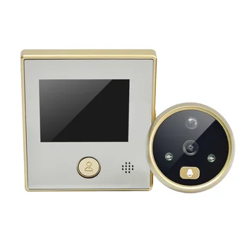 1 Pc Video Doorbell TFT LCD Screen Cat Eye Doorbell Video Doorbell Intercom for Security Phone Home Door