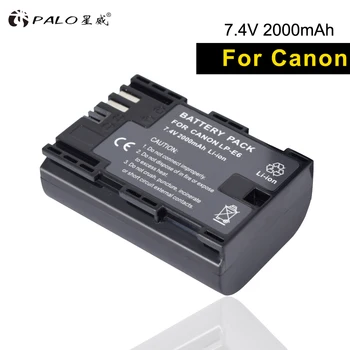 PALO 1PCS 2000mAh LP-E6 digital Camera Battery For Canon EOS 5DS 5D Mark II Mark III 6D 7D 60D 60Da 70D 80D DSLR EOS 5DSR 5DIV
PALO 1PCS 2000mAh LP-E6 digital Camera Battery For Canon EOS 5DS 5D Mark II Mark III 6D 7D 60D 60Da 70D 80D DSLR EOS 5DSR 5DIV