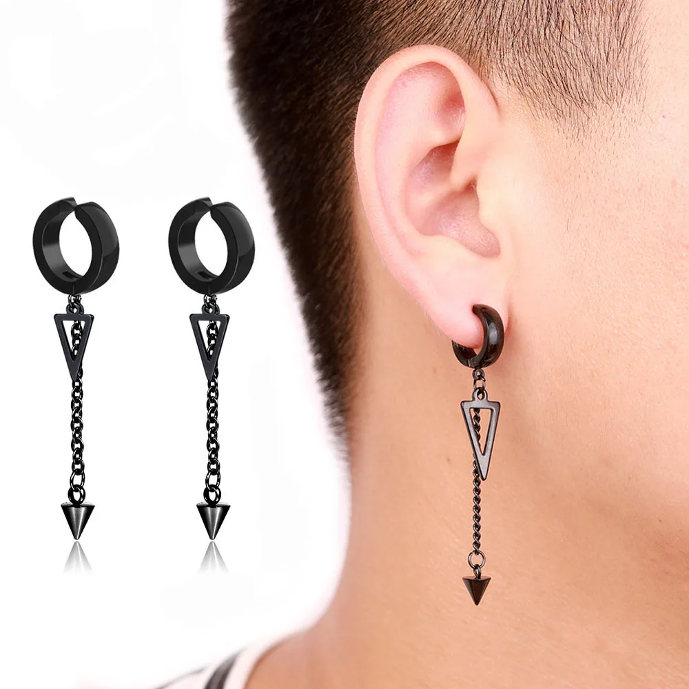 Unisex Clip on Earrings Hiphop Punk Hypoallergenic Titanium Steel Earrings Ear Clip Earrings without piercing Men's Accessories
Unisex Clip on Earrings Hiphop Punk Hypoallergenic Titanium Steel Earrings Ear Clip Earrings without piercing Men's Accessories
