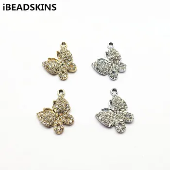 New arrival! 21x18mm 50pcs Zinc alloy/Rhinestone butterfly charm for Earrings parts,hand Made Earrings Findings Jewelry DIY
New arrival! 21x18mm 50pcs Zinc alloy/Rhinestone butterfly charm for Earrings parts,hand Made Earrings Findings Jewelry DIY