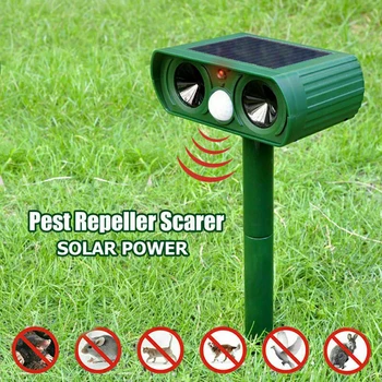 Ultrasonic Animal Pet Chaser Repeller Outdoor Use Garden Repellent Cat Dog Fox Sonic Deterrent Solar Powered Scarer Repellent
Ultrasonic Animal Pet Chaser Repeller Outdoor Use Garden Repellent Cat Dog Fox Sonic Deterrent Solar Powered Scarer Repellent