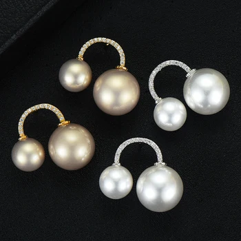 GODK 2019 Imitation Pearl Charms Women Earrings Fashion Jewelry Cubic Zircon Drop Earrings For Women Wedding Party Accessories
GODK 2019 Imitation Pearl Charms Women Earrings Fashion Jewelry Cubic Zircon Drop Earrings For Women Wedding Party Accessories