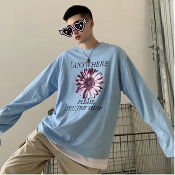 Men's Sweatshirt 2019 Autumn and Winter New Couple Flower Print Long Sleeve Turtleneck Sweatshirt Youth Trend Men's Wear
Men's Sweatshirt 2019 Autumn and Winter New Couple Flower Print Long Sleeve Turtleneck Sweatshirt Youth Trend Men's Wear