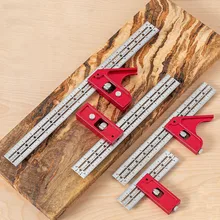 Scalable Tool Ruler T-type Hole Caliper Stainless Scribing Combination Angle Ruler Measuring Instrument Construction Woodworking
Scalable Tool Ruler T-type Hole Caliper Stainless Scribing Combination Angle Ruler Measuring Instrument Construction Woodworking