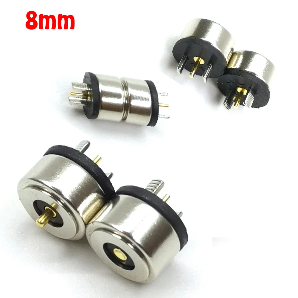 8mm Magnet Pogo pin Connector High Current Strong Magnetic LED Light Power Socket Magnetic DC Smart Water Cup Charging Connector
8mm Magnet Pogo pin Connector High Current Strong Magnetic LED Light Power Socket Magnetic DC Smart Water Cup Charging Connector